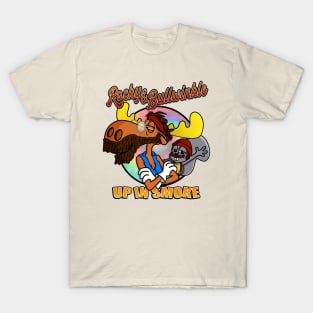 Funny Retro Up In Smoke design T-Shirt